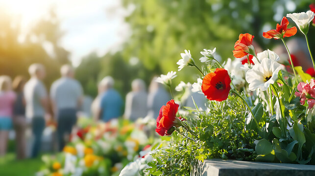 Honor veterans day by placing flowers at memorials to remember our heroes
