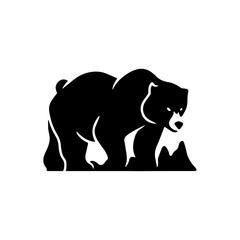 silhouette of bear 