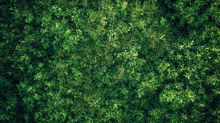 Fototapeta premium Lush Green Leaves in Dense Foliage Background.