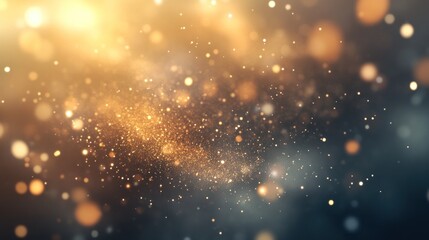 Obraz premium Abstract Golden Sparkle Background
