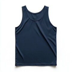 realistic high quality Navy Blue tank top mockup isolated 