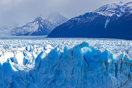 Argentina, Santa Cruz, El Calafate, View of Perito Moreno Glacier