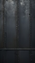 Metal rivet background with dark tones for a rugged industrial appeal