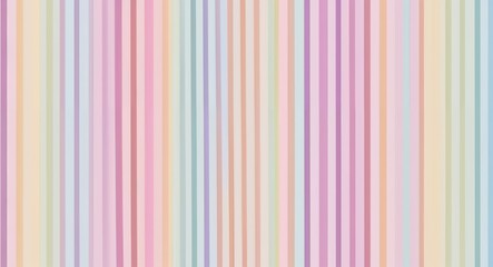 Obraz premium Pastel rainbow stripes background for a playful youthful look