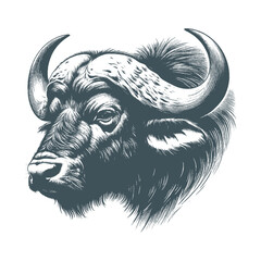 buffalo vector illustration