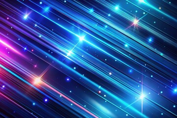 Experience a captivating motion design background featuring luminous blue lines, ideal for animation purposes and stunning night wallpaper that enriches visual aesthetics and evokes tranquility.