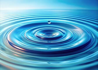 Gentle ripples glide over a clean white surface, evoking peace and relaxation&acirc;&euro;&rdquo;ideal for presenting spa ideas and summer beauty products that soothe and refresh.