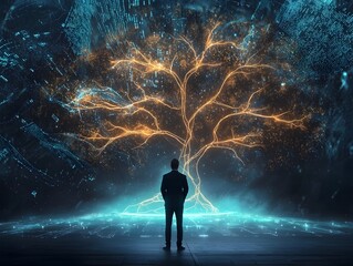 Financial Planner s Holographic Family Tree Visualizing Financial Milestones and Goals