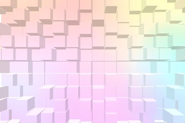 Pastel color gradient background exdrude texture effect, futuristic banner design