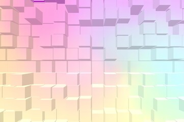 Pastel color gradient background exdrude texture effect, futuristic banner design