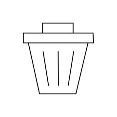 Trash can icon
