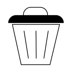 Garbage bin icon