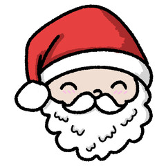 Cute Santa Claus Christmas Cartoon Character