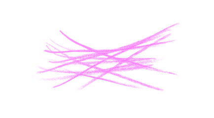 Color pencil strip line stroke, line brush stroke in style on white background for design in your work business concept.