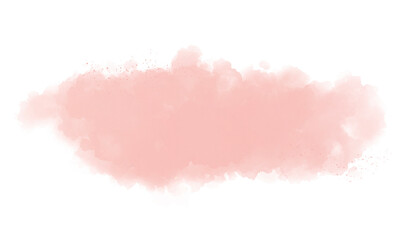 Watercolor and pink alcohol ink. Elegant abstract ink flow art with a transparent background.