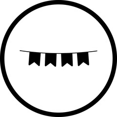 Happy birthday single vector icon