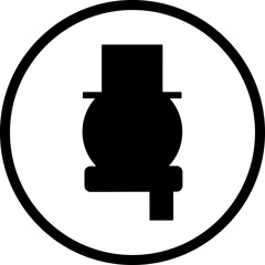 Happy birthday single vector icon