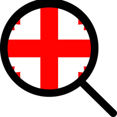Search Shape of Georgia Flag