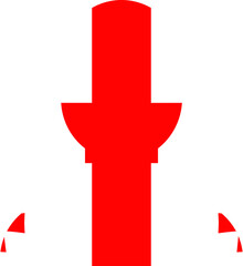 Georgia flag on Person Icon