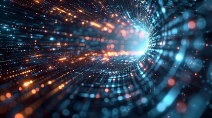 Obraz premium The visual representation advancements in technology enhancing mathematical skills