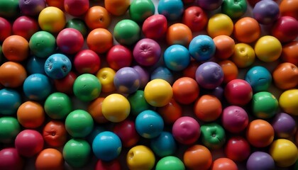 Fototapeta premium Realistic Candy Texture with Vivid Colors