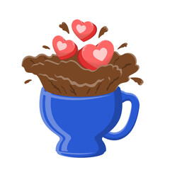 cup of coffee with heart