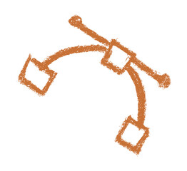 Vector Symbol Graphic Design Related Icon Crayon Chalk Drawing Vector