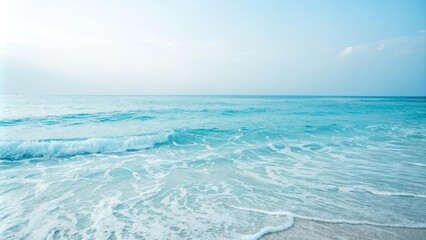 Soft blue gradient background with a subtle wave pattern, oceanic, art direction
