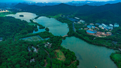 Shaoxing City, Zhejiang Province - Aerial Photography of Jiangnan Water Village