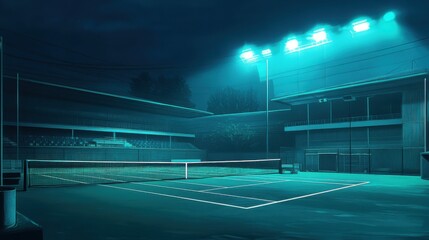 A Pause in the Action: The Humble Tennis Ball, Center Stage on a World-Famous Court