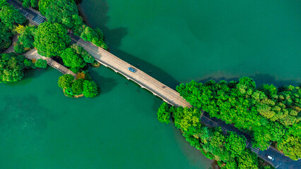 Shaoxing City, Zhejiang Province - Aerial Photography of Jiangnan Water Village