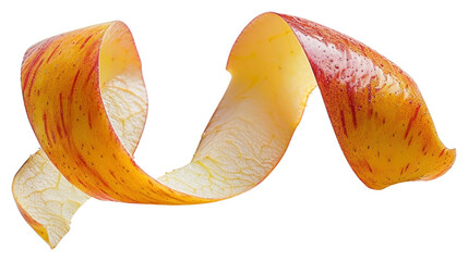 PNG Vibrant apple peel curl