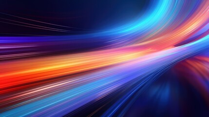 Abstract light trails