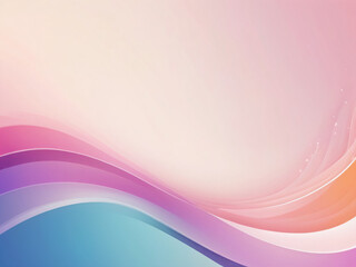 Obraz premium Smooth, abstract design with soft curves and ample blank space