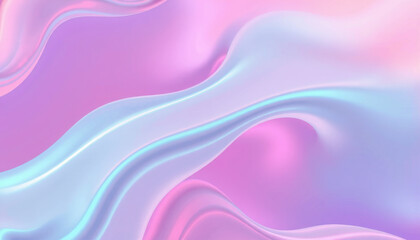 Naklejka premium smooth, flowing background with fluid colors in pink and blue tones, creating serene and calming atmosphere. Ideal for various design projects
