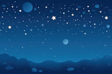 Night sky with stars