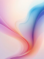 Obraz premium Smooth, abstract design with soft curves and ample blank space