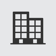 office business departments mono icon