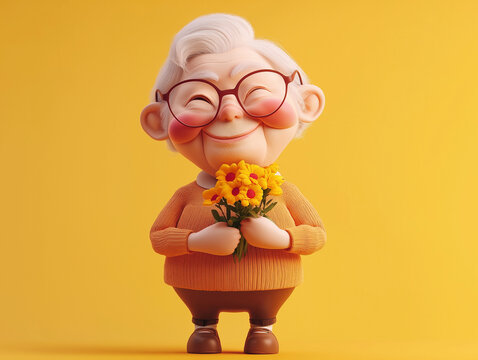 Dzień babci - portret starszej pani