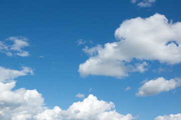 blue sky with cloud