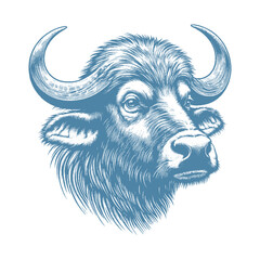 buffalo vector illustration