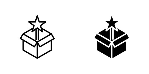 New product icon symbol collection on white background.