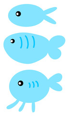 It is a hand drawing of a fish.