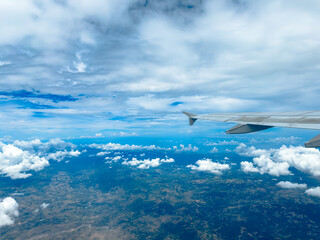 Dumaguete, Philippines - Aerial photography of the seascape under the blue sky