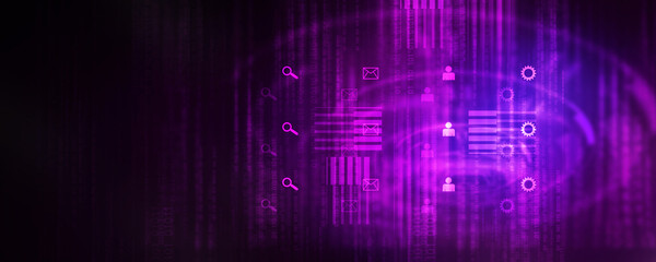 2D illustration Digital Abstract Business Networking background
