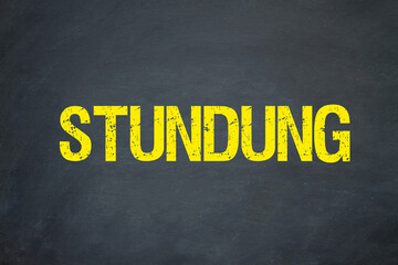Stundung	