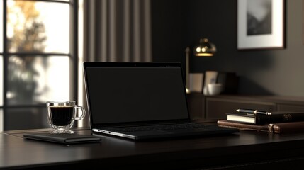 Naklejka premium The Modern Workspace Setup