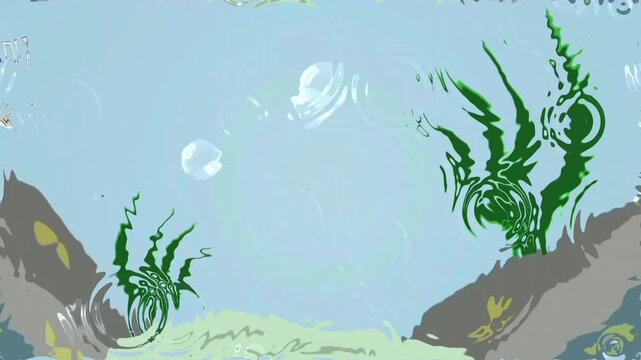 fish in the water