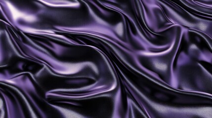 Obraz premium Abstract background with a flowing and wavy textured purple silk. Can be used for a wide range of graphic design and advertising purposes.