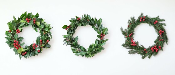 Create a stunning holiday wreath step-by-step guide with greenery illustrations